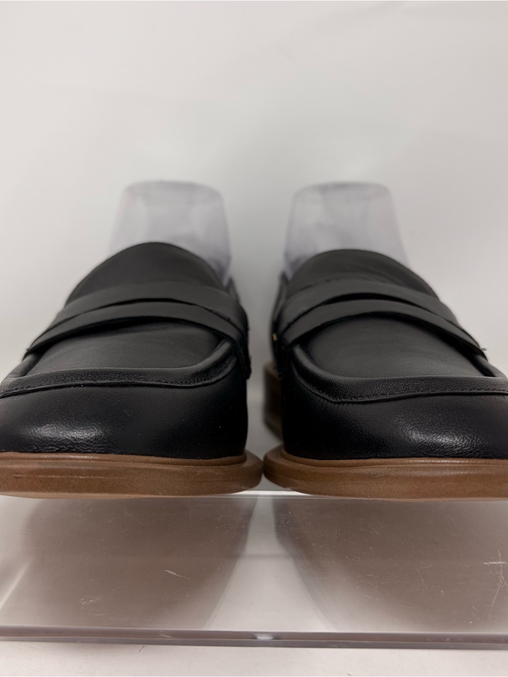 NWT Franco Sarto Edith 2 Black Leather Penny Loafers Size 8.5 - Picture 4 of 10